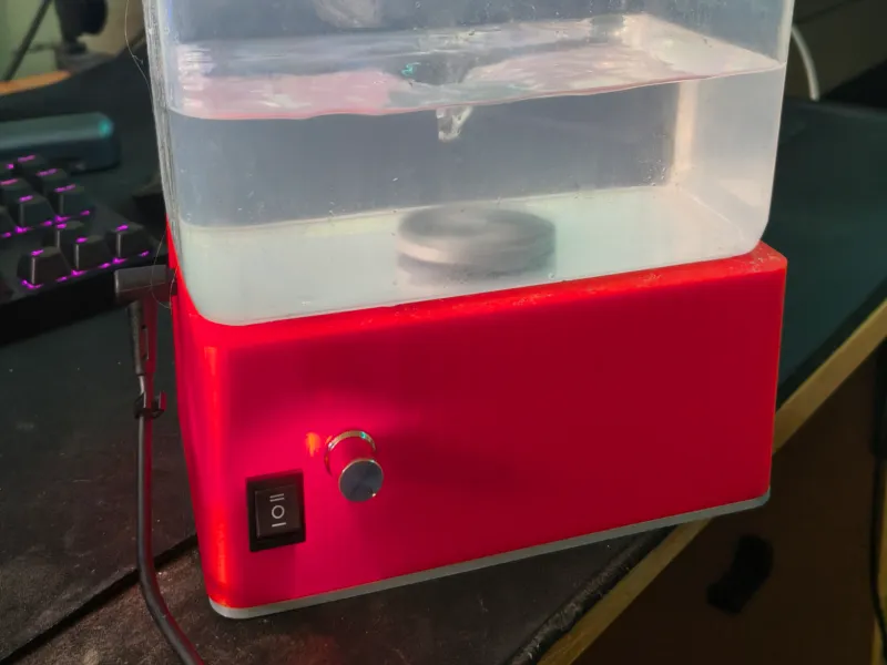 Station de lavage de résine DIY pour moteur CC GA25-370