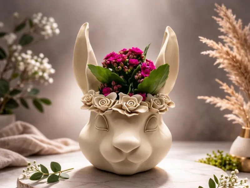 Bunny Flower Pot