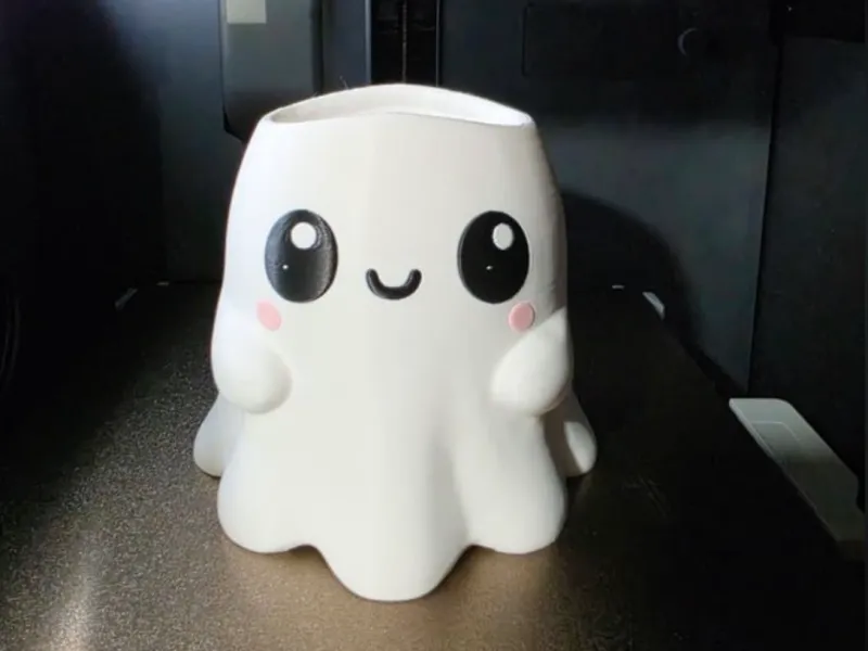 Cute Chibi Ghost Pen HolderCup