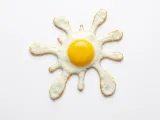 Bataille alimentaire ! - Aimant de réfrigérateur en forme d'œuf (Pack)-0