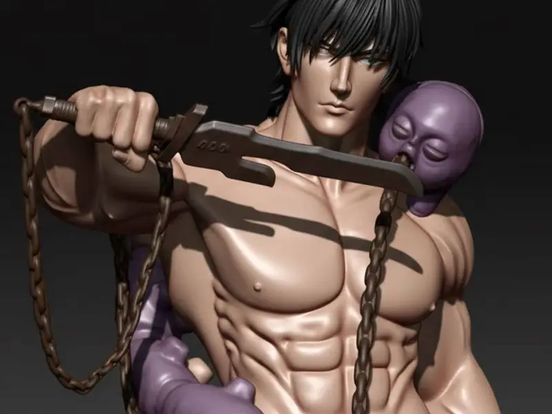 Toji Fushiguro - Jujutsu Kaisen - STL ready for 3D Printing