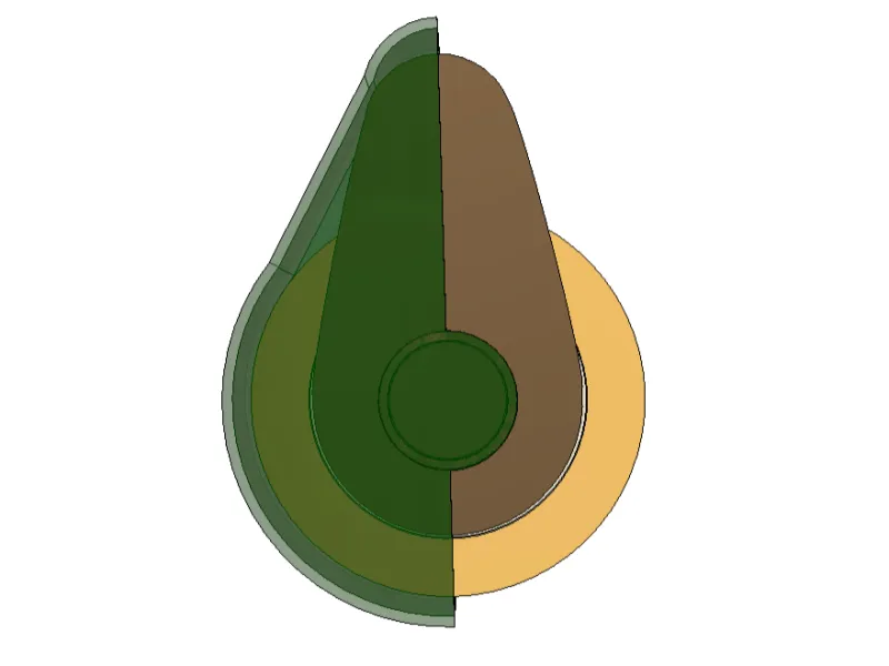 Avocado-Klebebandspender