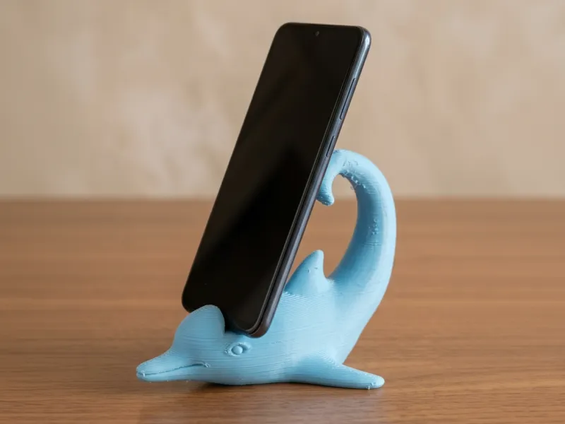 Dolphin Phone Stand / Desk Holder – Easy 3D Print