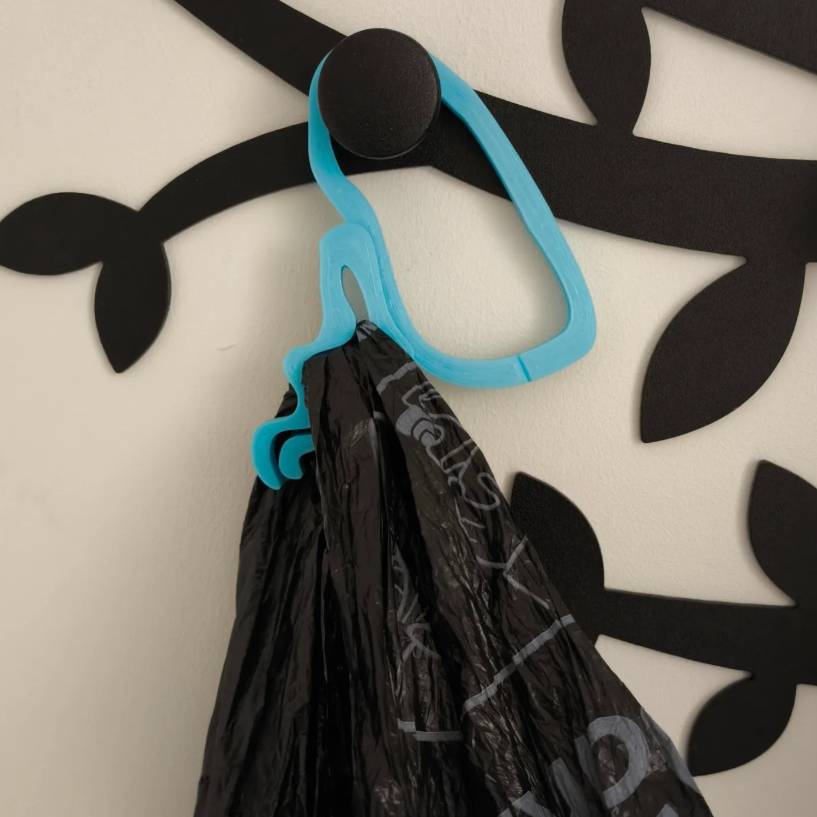 Dog Poop Bag Holder - Organic Shape