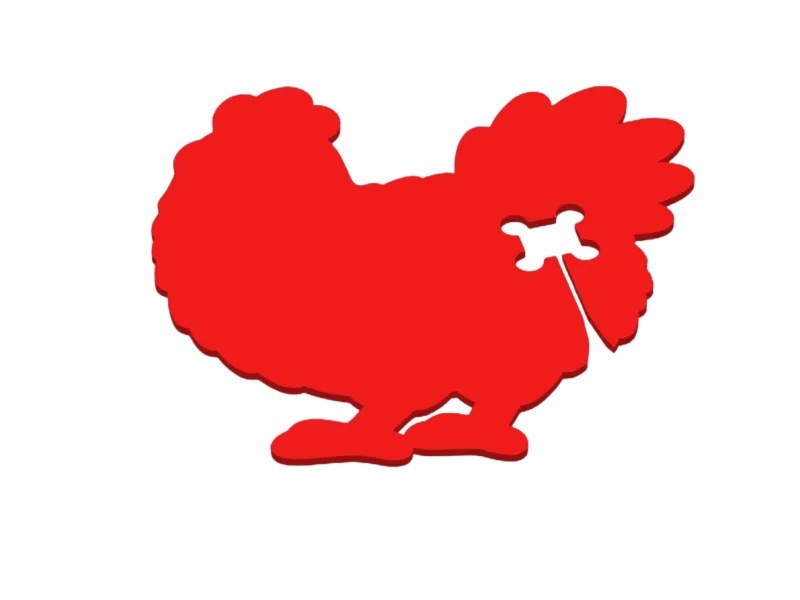 chicken butt  bread bag clip