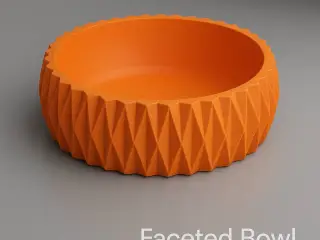 Faceted Bowl