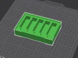 Gridfinity SparkX 5x Nozzle Holder-0
