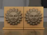 Sun Face Decorative Junction Box Wall Cover-0