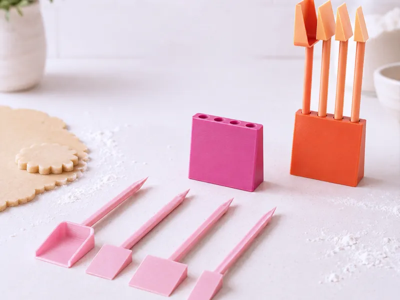 Set di strumenti per tracciare e raschiare biscotti; 4 pz. e oltre, Strumento per biscotti