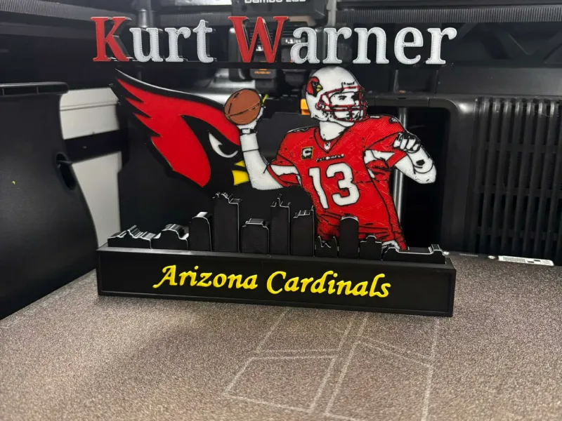 NFL - 亚利桑那红雀队库尔特·华纳展示模型