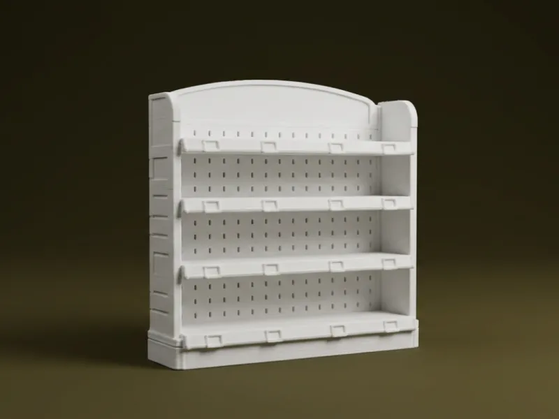 Dollhouse Store Shelf 3D Model