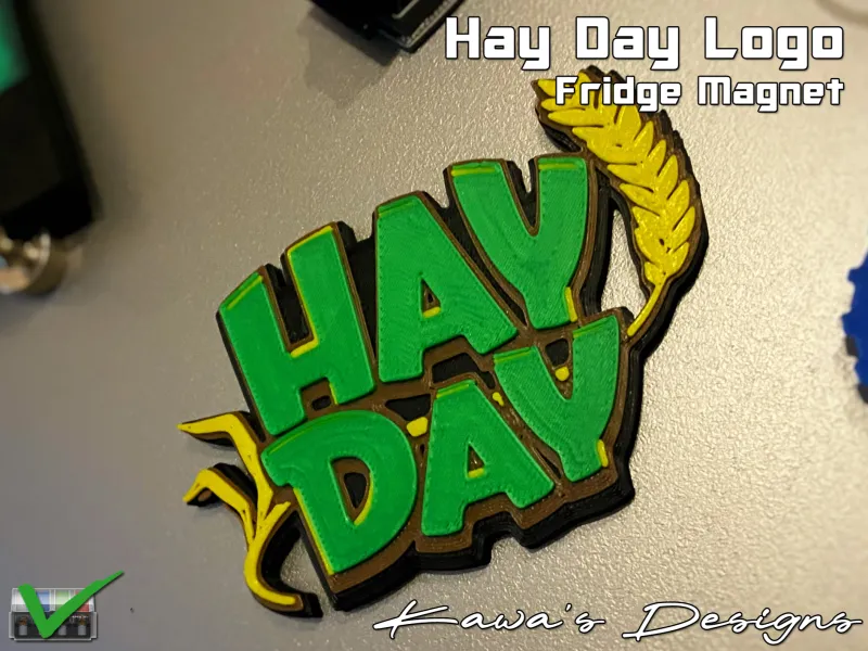 Hay Day Logo Fridge Magnet