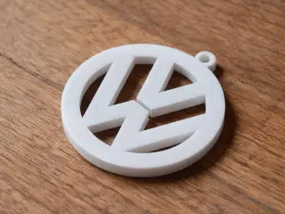 Volkswagen logo keychain