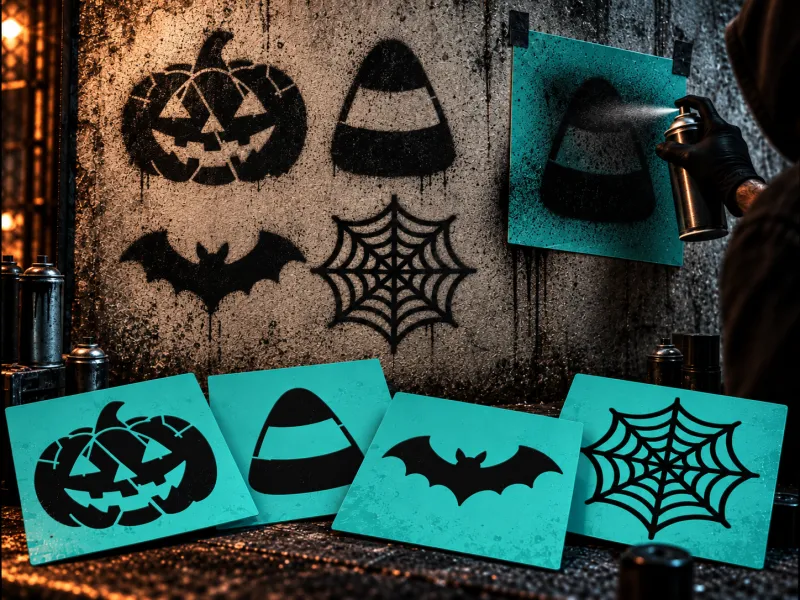 Fun Halloween Stencils