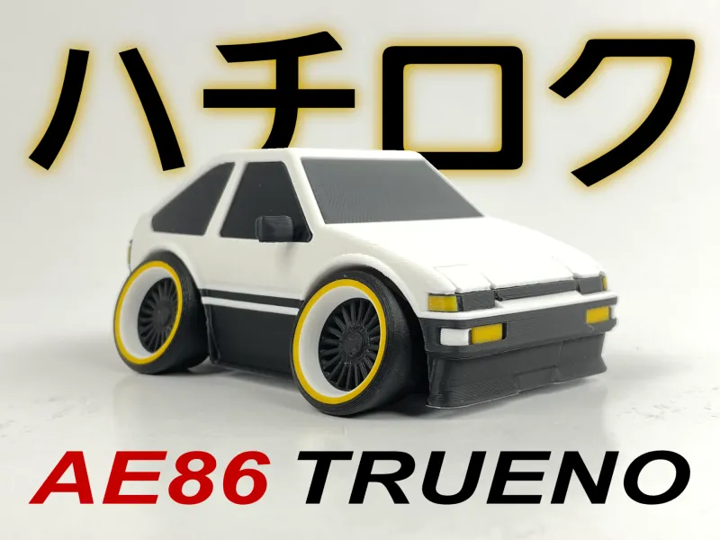 Tooned TOYOTA AE86 - Model kit