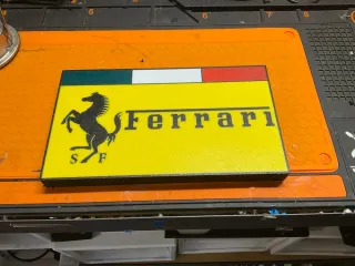 Ferrari LED lightbox