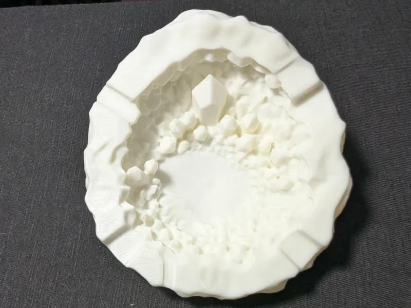 Crystal Geode Decorative Ashtray