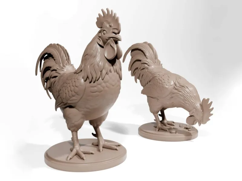 Rooster figures