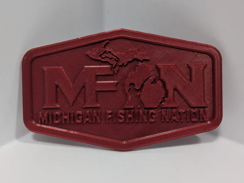 Michigan Fishing Nation Plaque