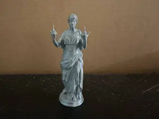 Greek FU Statue