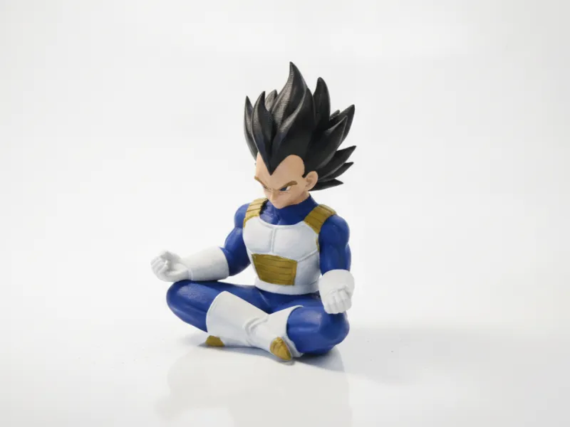 Vegeta Meditating Figurine Anime 3D Printable