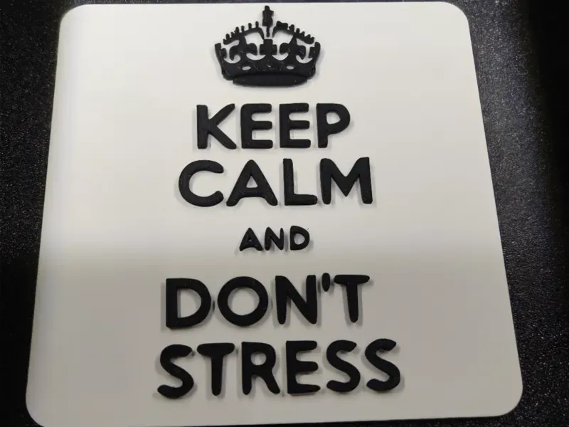Mantieni la calma e non stressarti