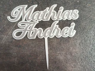 Mathias Andrei Cake topper
