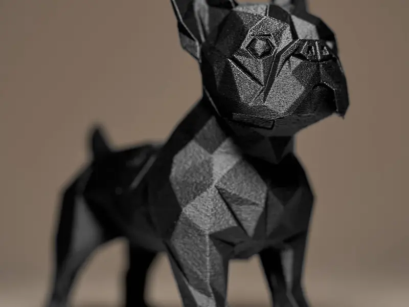 Geometric FRENCH BULLDOG Figurine
