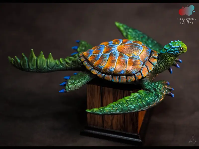 Green Sea Turtle Dragon