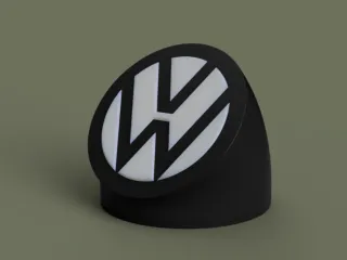 insigne lumineux volkswagen 3 plateaux