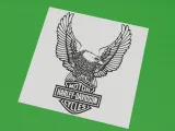 Harley-Davidson eagle shield badge-0