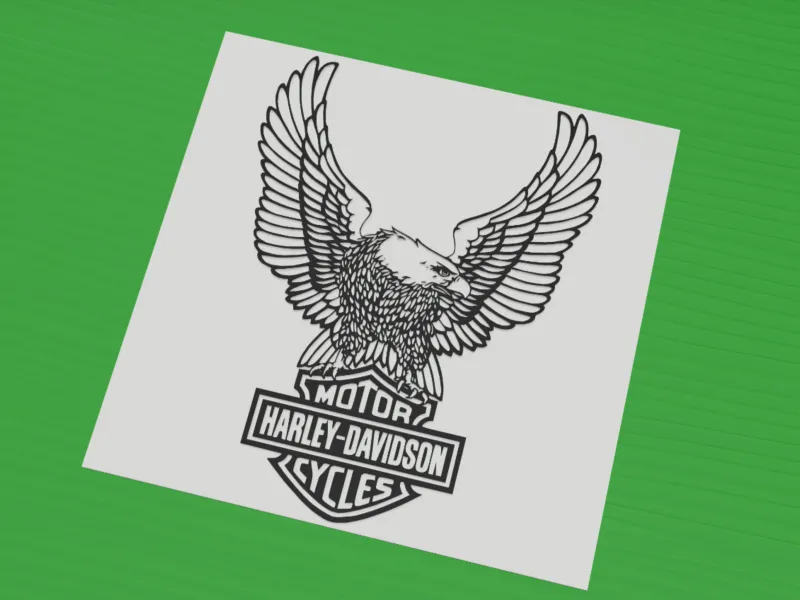 Harley-Davidson eagle shield badge