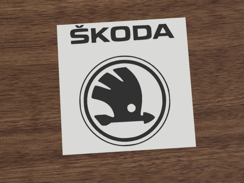 ŠKODA Winged Arrow Brand Logo