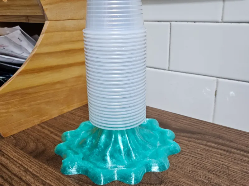 porta tazza e bicchieri effetto acqua magica