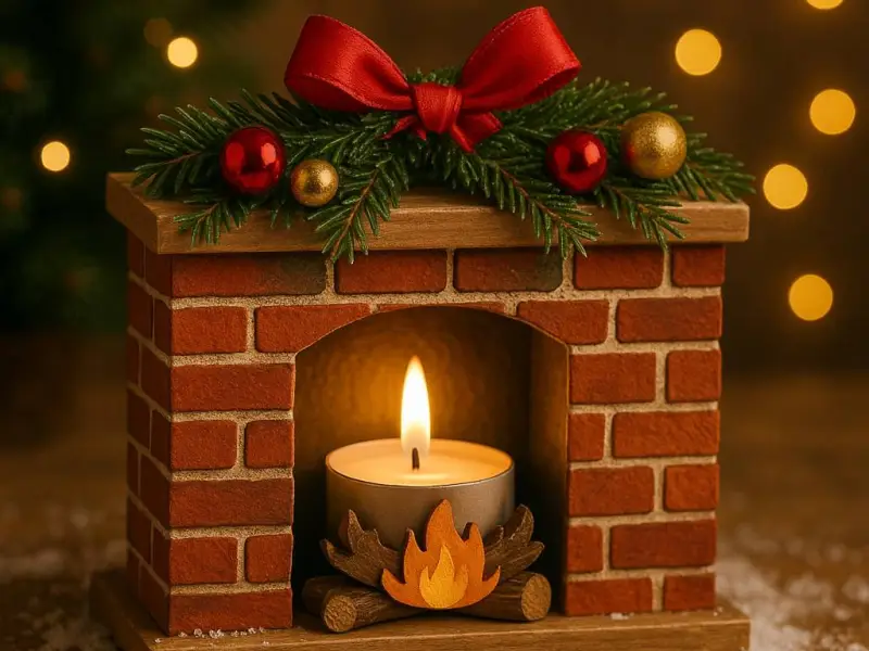 FIRPLACE CANDLE
