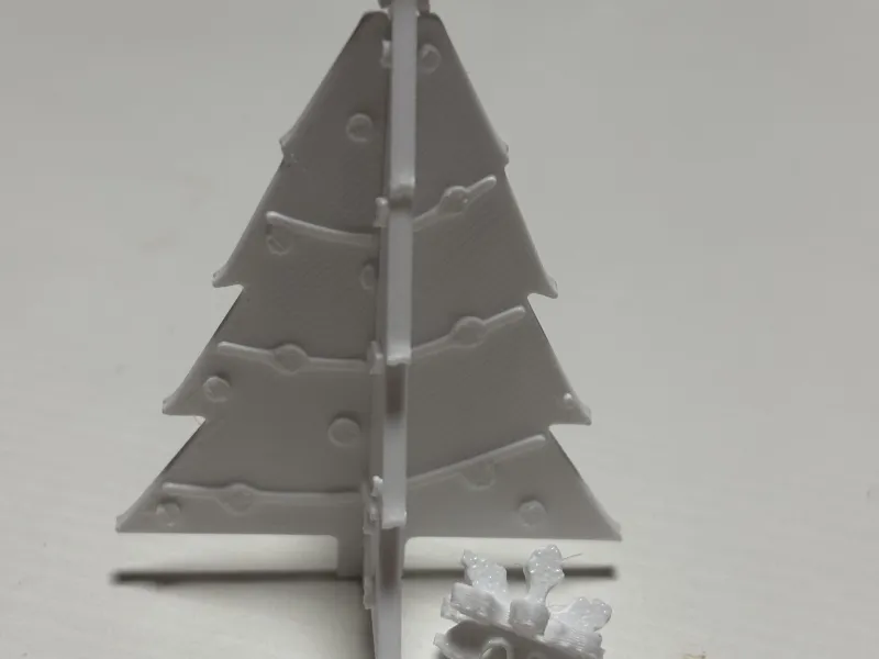 Árvore de Natal - Cartão de Kit (2 Cores, Montagem por Encaixe)