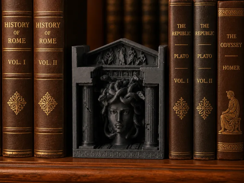 Medusa Temple Book Nook