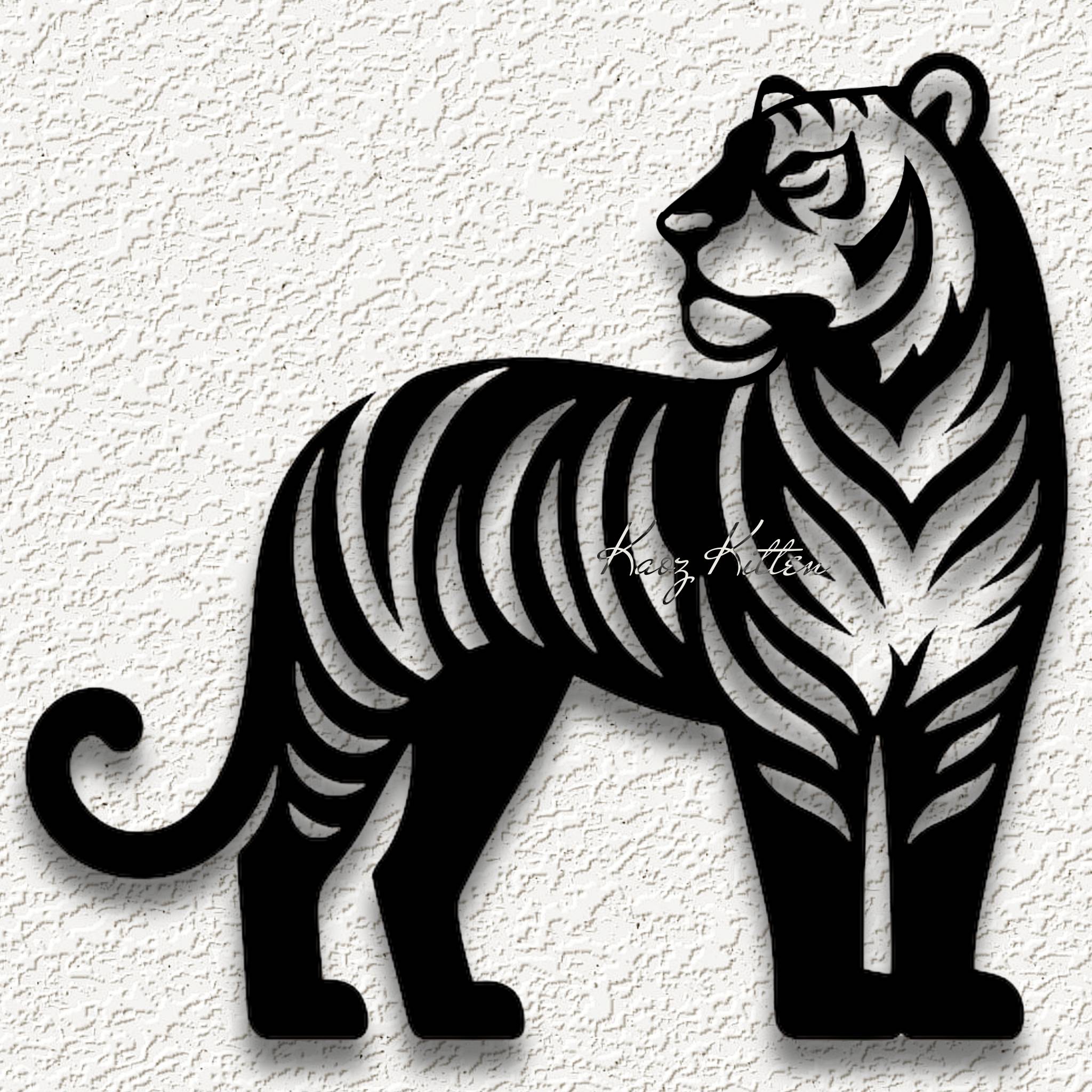 tiger big jungle cat wall art home decor