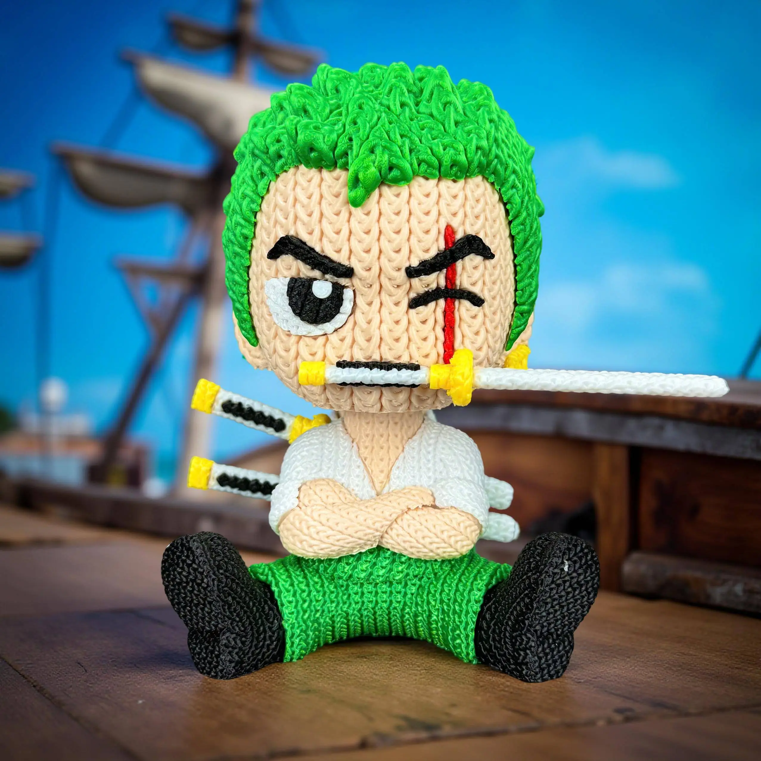 まる3Dスト Zoro Crochet - Knitted - Multiparts | 3D models download