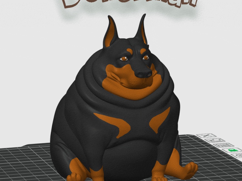 Doberman Dog - Potato Dog Collection