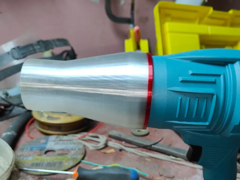 The nozzle on the wind turbine