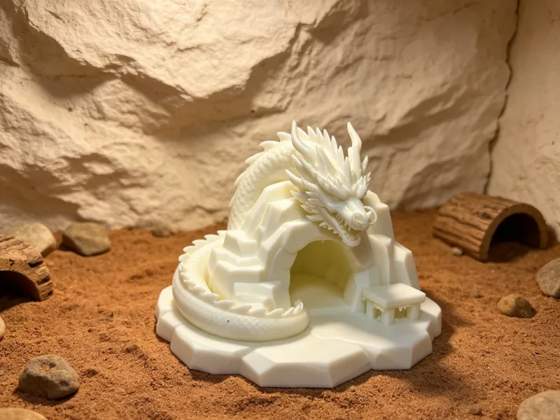 中国風ドラゴン岩山隠れ家