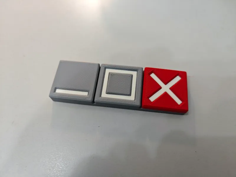 Funny Windows 10 or 11 emblem, minimize / maximize / close !