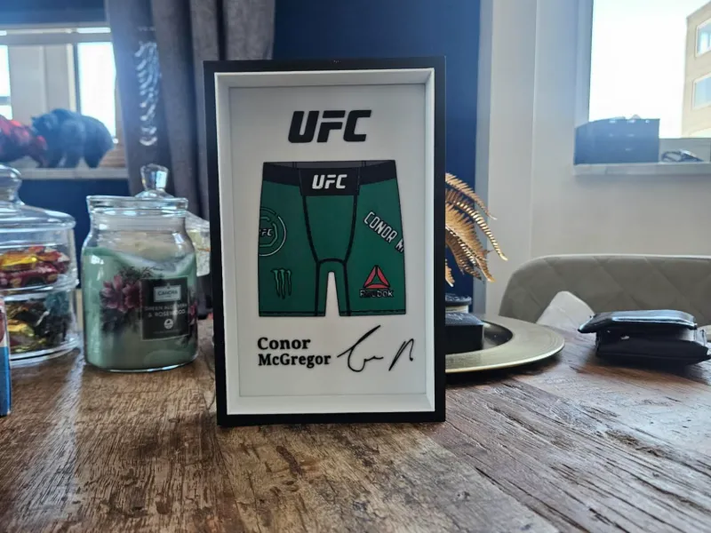 UFC - Esposizione pantaloncini di Conor McGregor