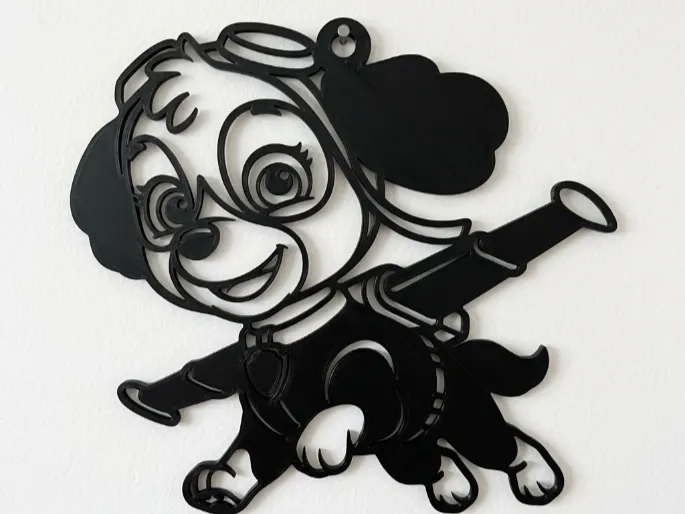 Skye Paw Patrol Wall Art - Easy Print