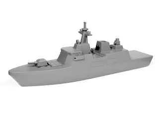 Toy warship