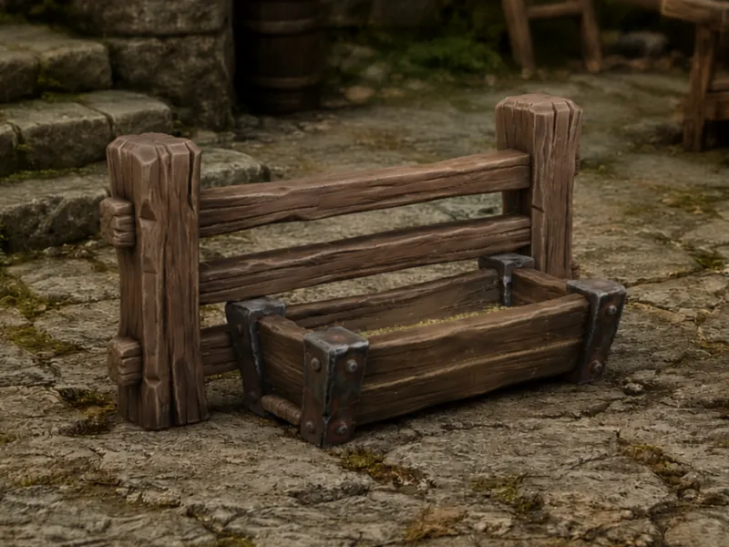 Feeding Trough Prop for DnD