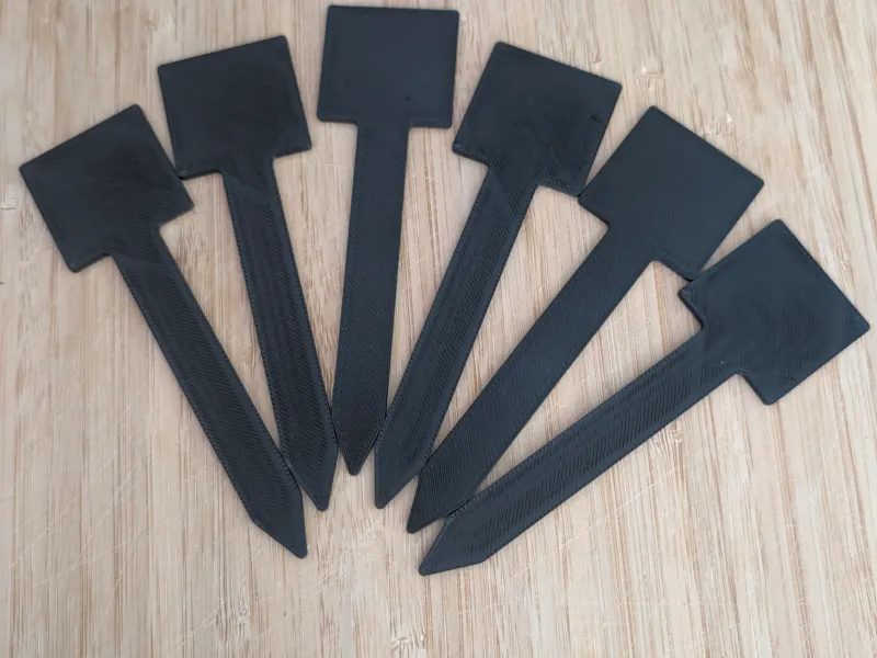 Plant Labels,  set of 6 ENG/GER