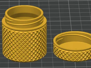 Knurled Container Set - 6 Sizes