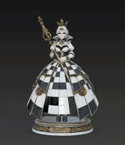 Mechanical Chess Queen-0